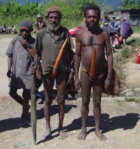 Männer der afrikanischen Stämme